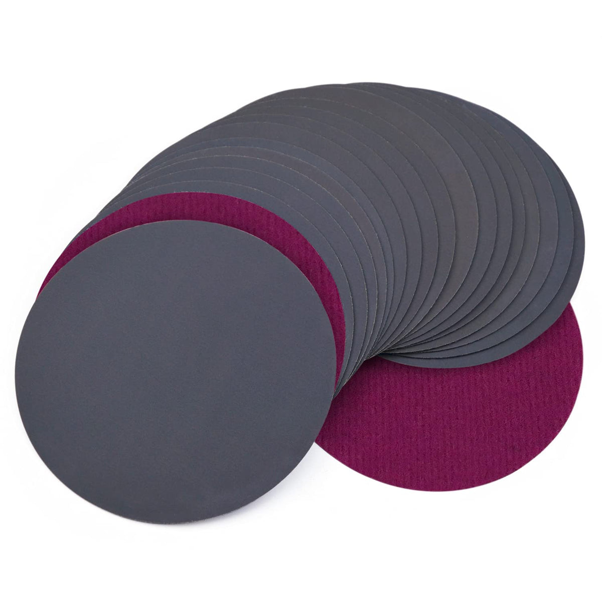 6 Inch 2000 Grit Waterproof Hook & Loop Silicon Carbide Sanding Discs 20-Pack B390
