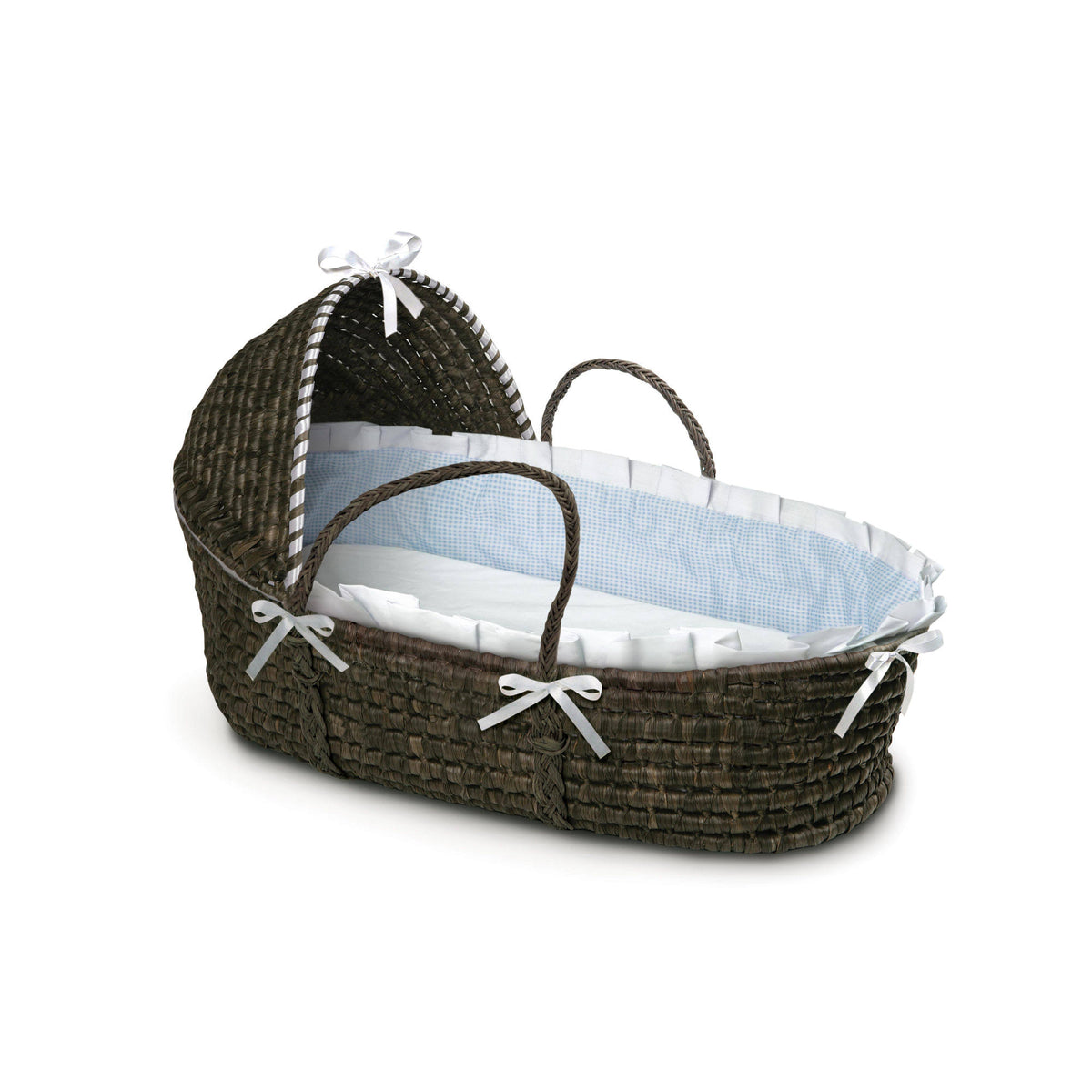 Espresso Moses Basket with Hood P192