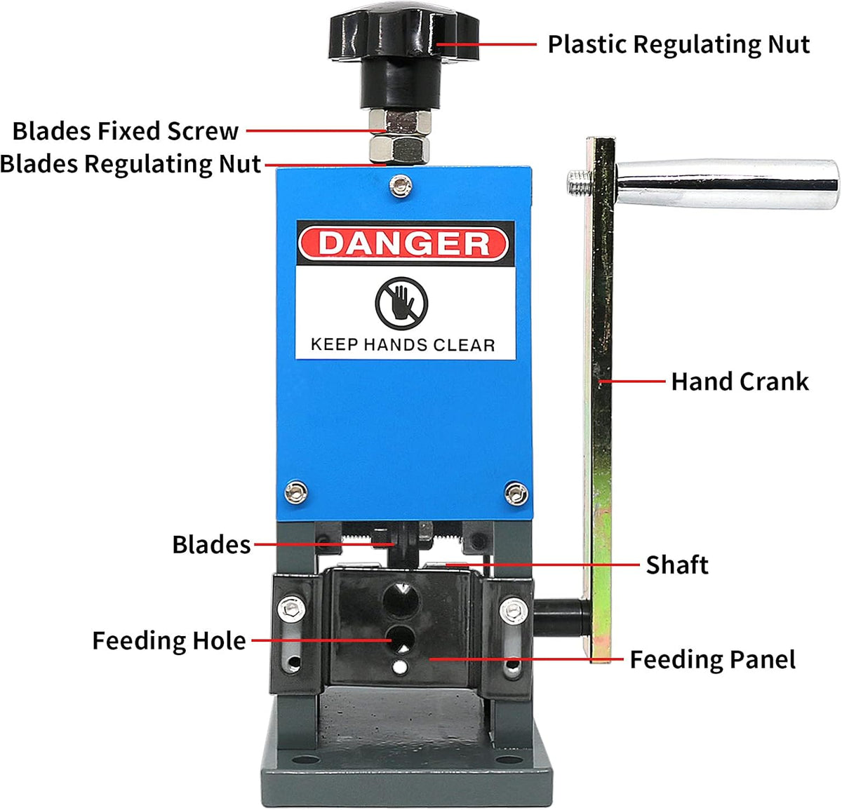 Manual Wire Stripping Machine 0.06-1inch Portable Copper Wire Peeler L5343