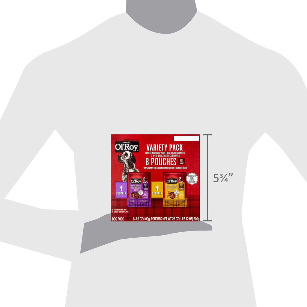 Cuts in Gravy Wet Dog Food Variety Pack B414607