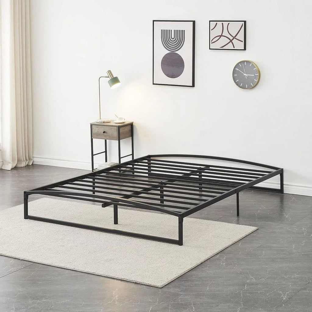 10 Inch Metal Twin Size Platform Bed Frame with Slat Support F7931
