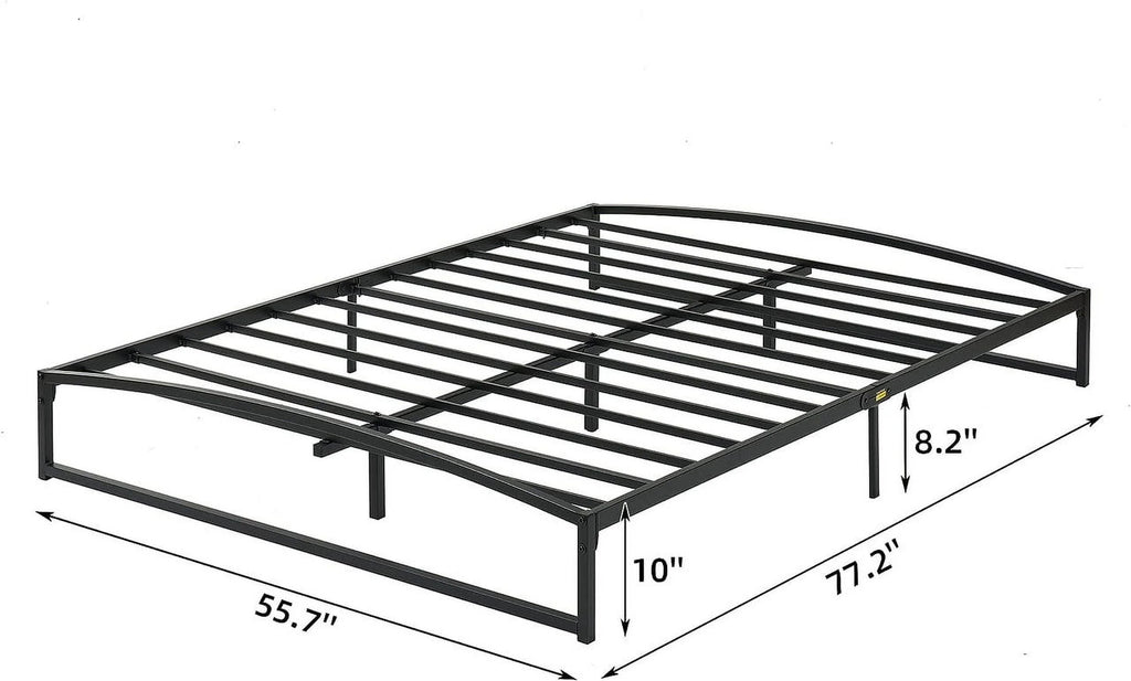 10 Inch Metal Twin Size Platform Bed Frame with Slat Support F7931