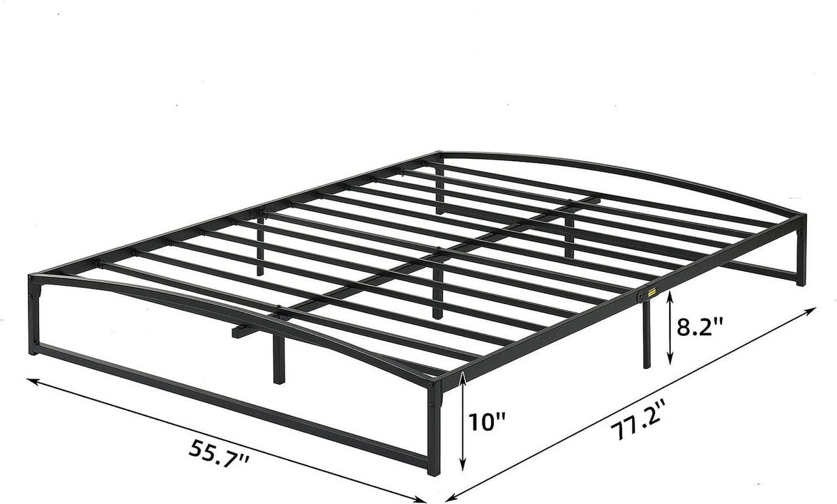 10 Inch Metal Twin Size Platform Bed Frame with Slat Support F7931