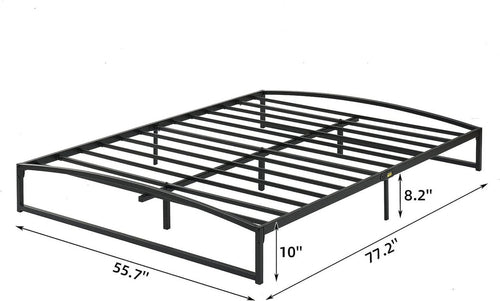 10 Inch Metal Twin Size Platform Bed Frame with Slat Support F7931