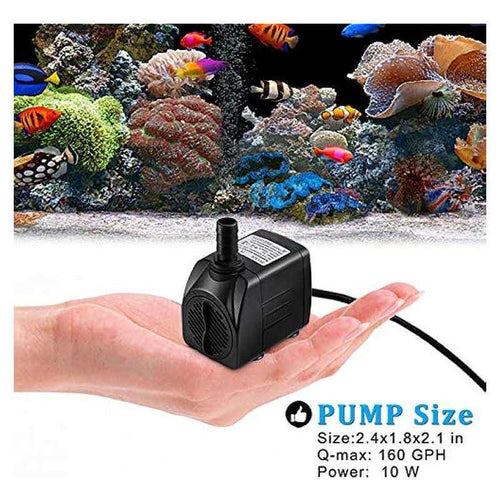 10W 160GPH Submersible Pump with Tubing R63896