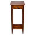 Solid Acacia Plant Stand with Drawer D71945