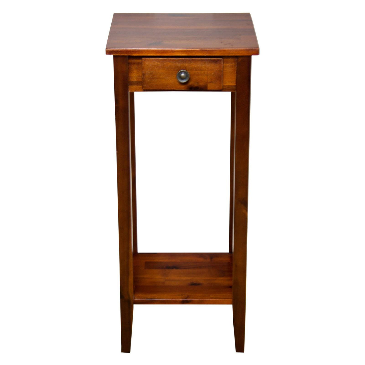 Solid Acacia Plant Stand with Drawer D71945