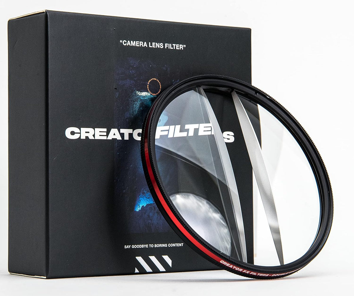 Double Glass Split Diopter Lens Filter 82mm T89471