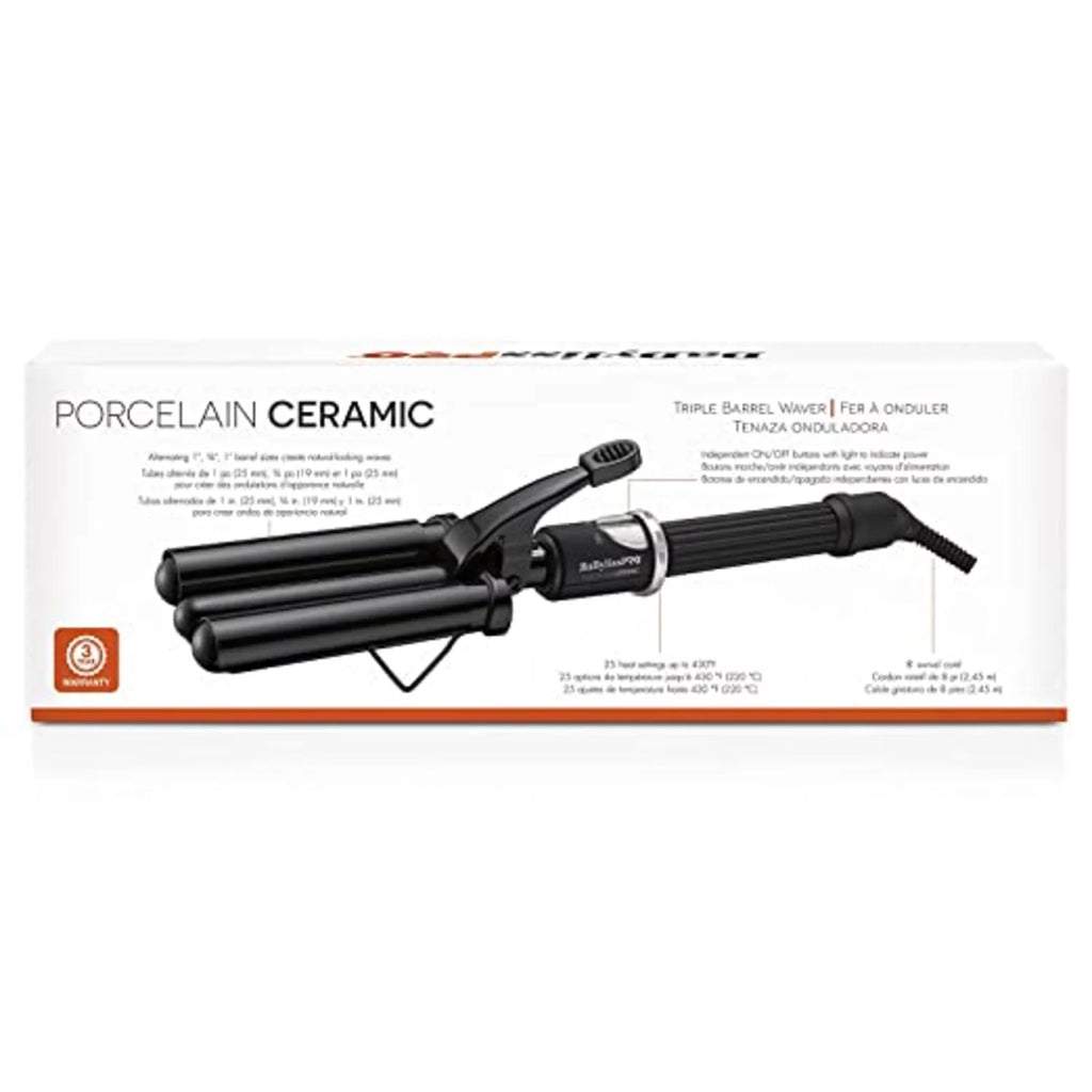 Ceramic Triple Barrel Waver I80986