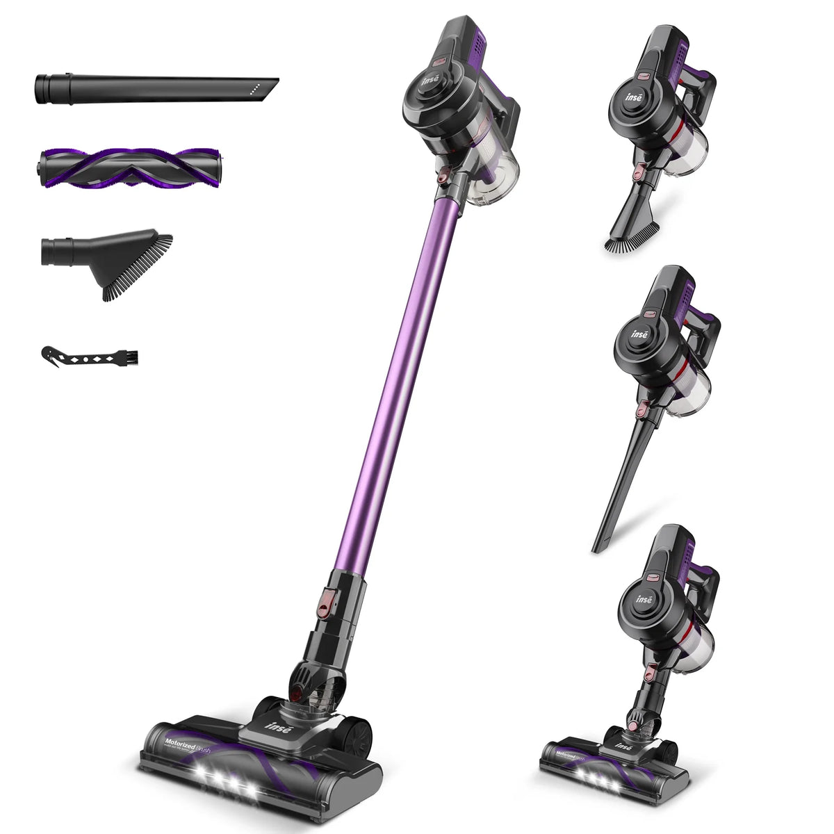 Cordless Vacuum Cleaner, 6 in 1 Stick Vacuum with 20kPa 160W Motor G767