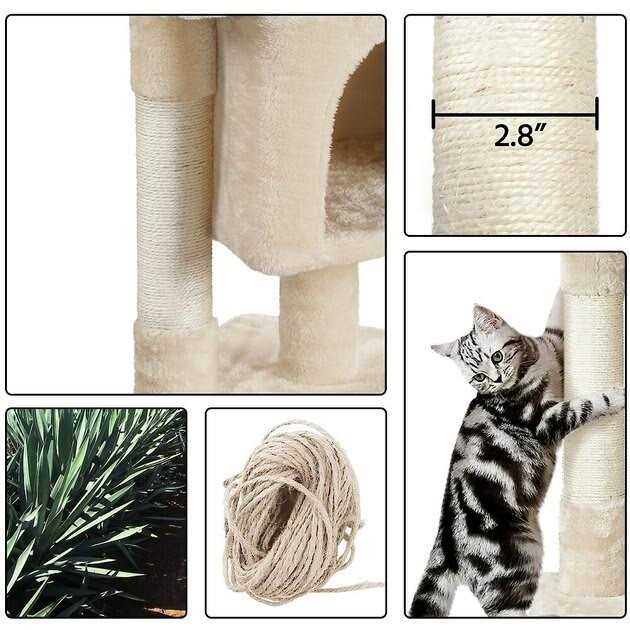 23.5-in Plush Cat Tree & Condo X285998