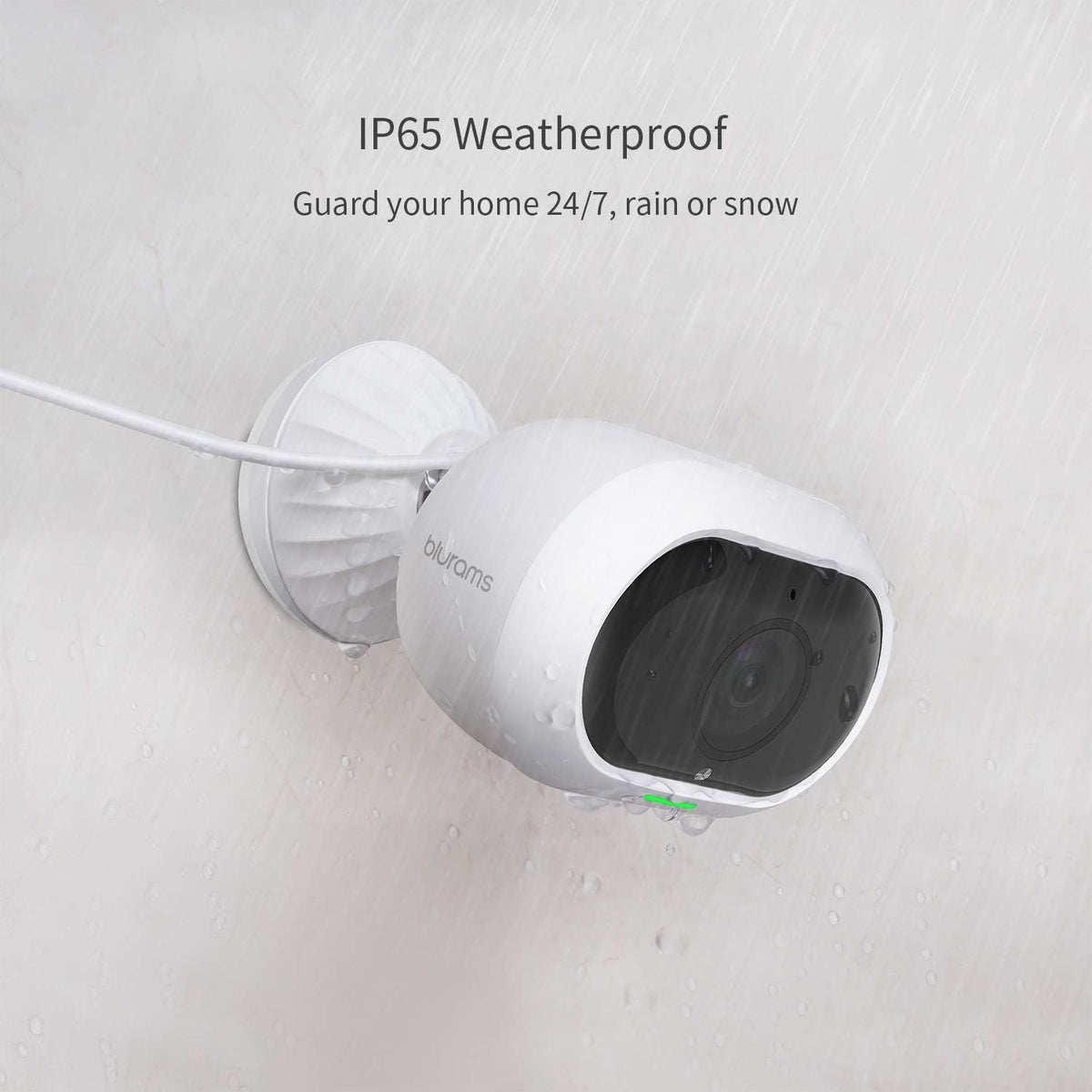 Outdoor Security Camera with 2-Way Audio, Night Vision, Siren, Weatherproof P23088