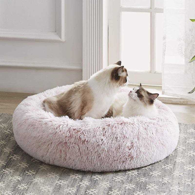 Grey Anti Anxiety Cat Bed S43923
