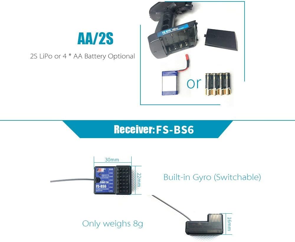 6CH RC Transmitter with Receiver Z5523