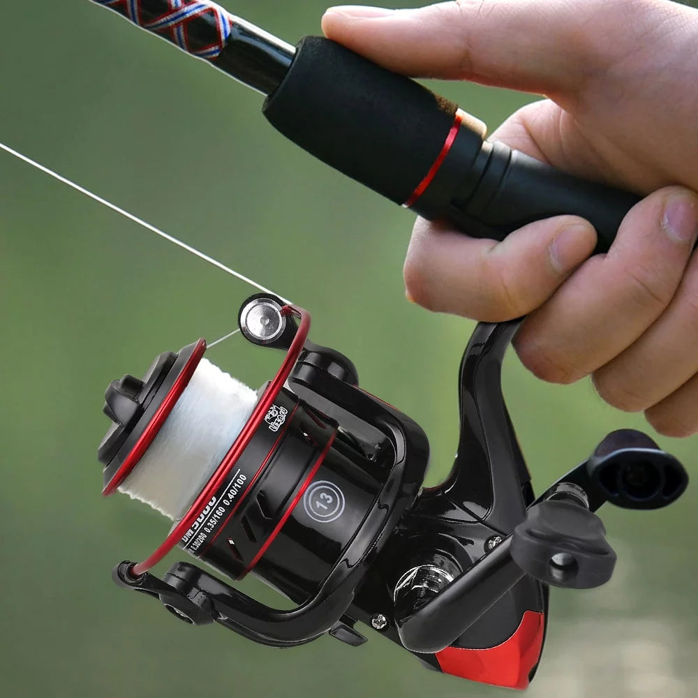Lightweight 5.2:1 Gear Ratio Spinning Fishing Reel I30007