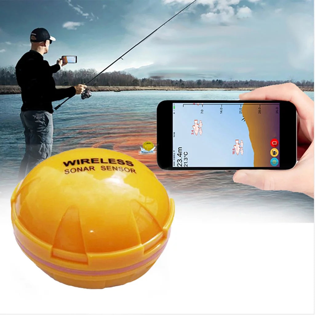 Portable Wireless Bluetooth Fish Finder Sonar Depth Finder X502