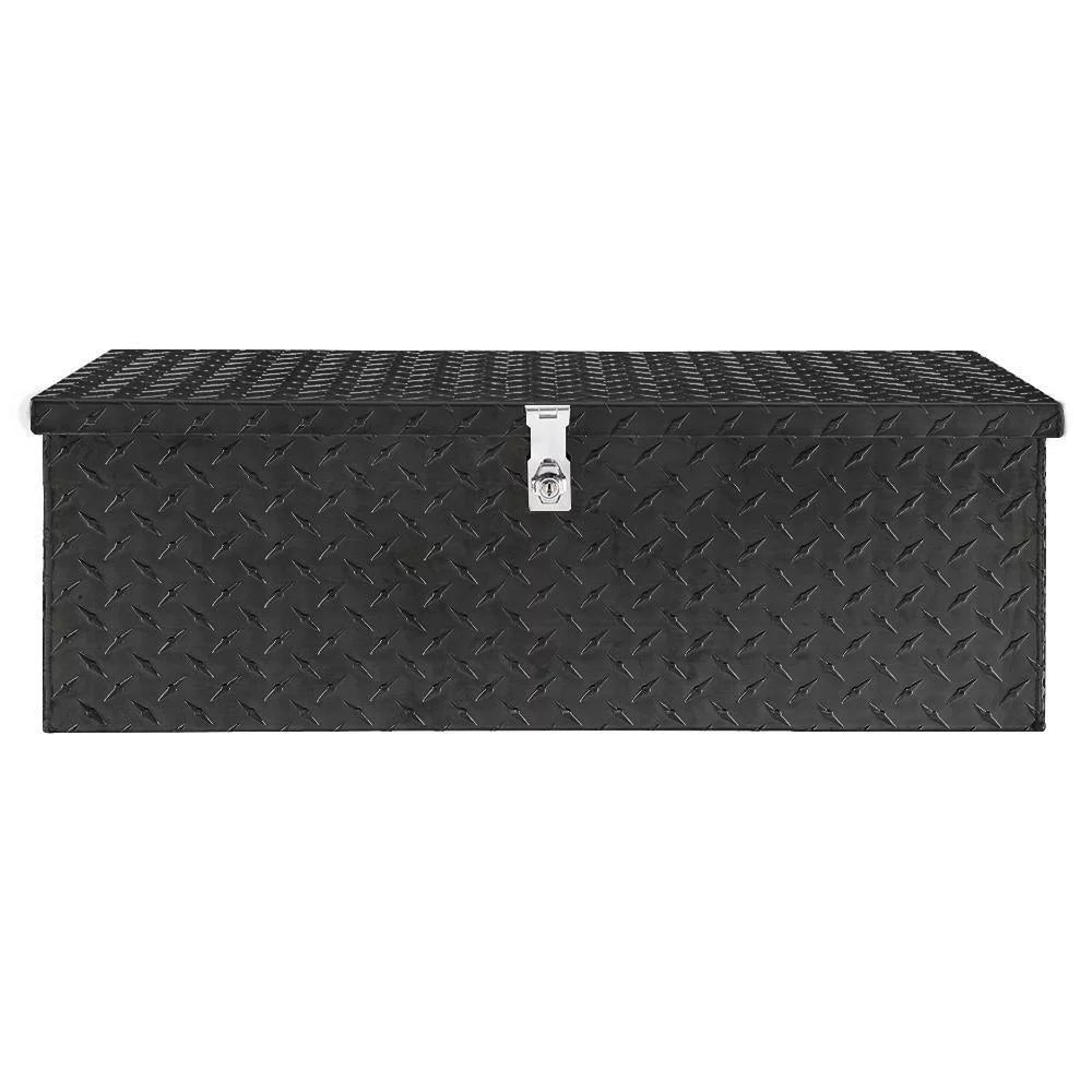 30” Black Aluminum Truck Tool Box with Lock A346