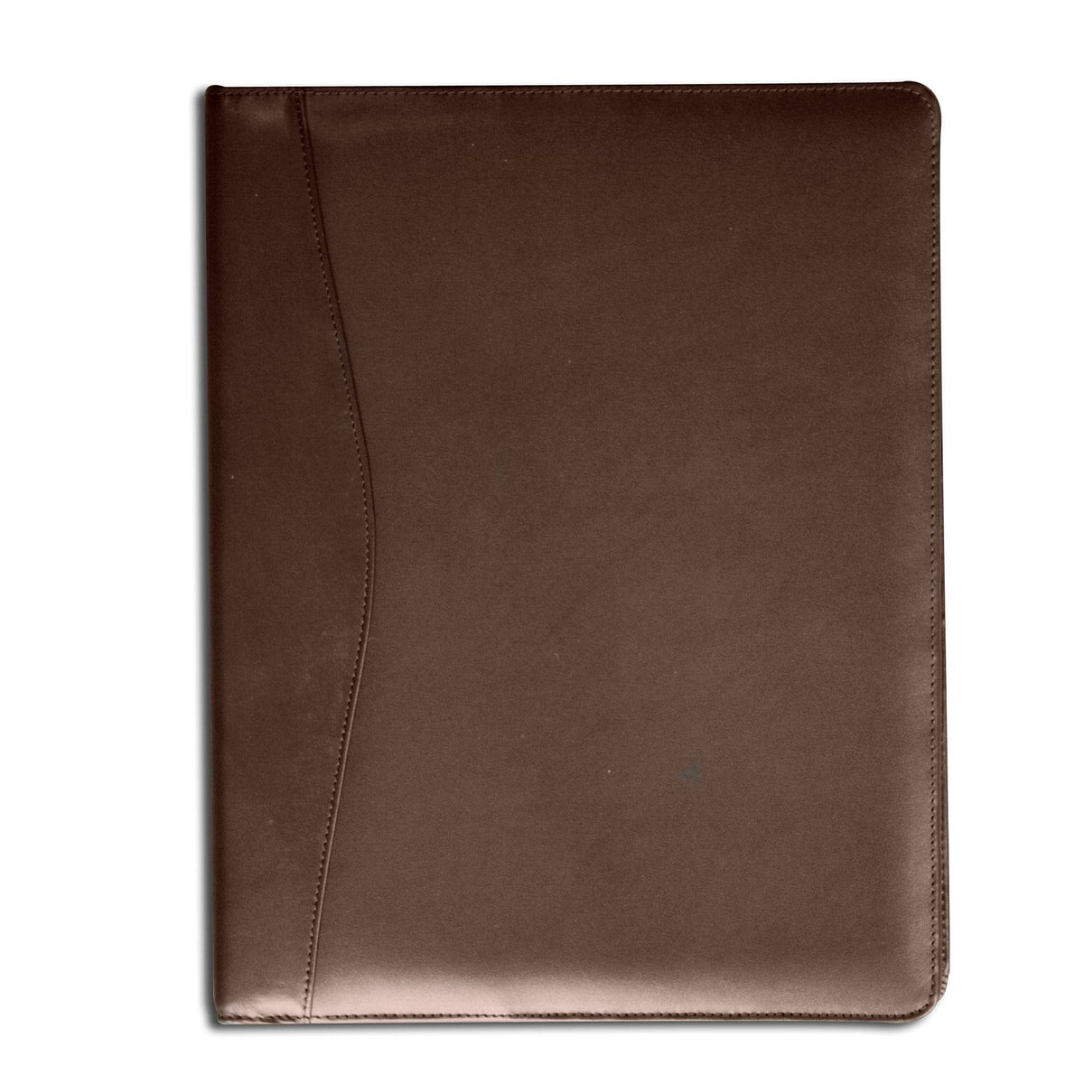 Chocolate Brown Leather Padfolio V99526