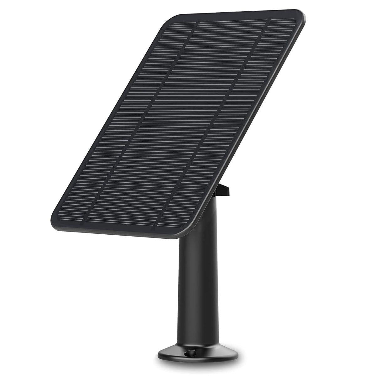 4W 6V Solar Panel with Wall Mount and 13.1ft Power Cable, Black, 2-Pack K860
