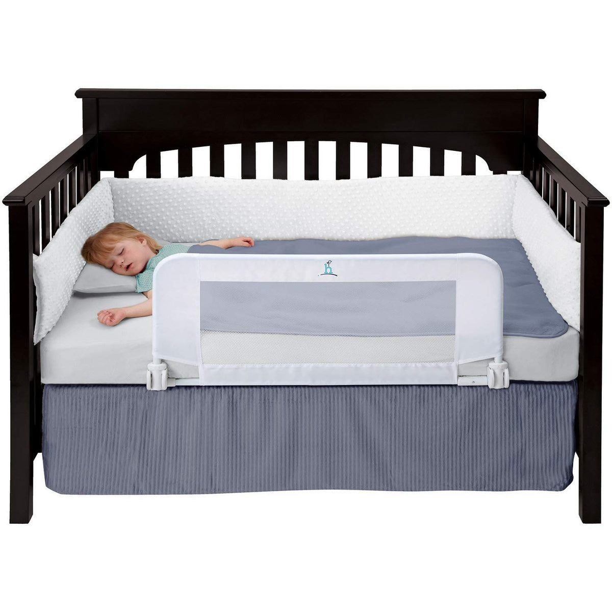 Convertible Crib Bed Rail with Reinforced Anchor Safety R475000