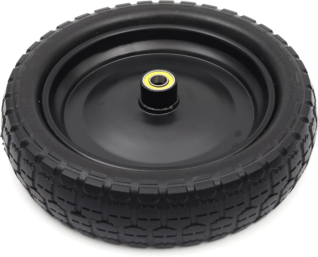 2-Pack 13'' Solid Polyurethane Flat-Free Tire and Wheel Assemblies I578749
