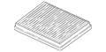 Under Hood Cabin Air Filter F993519
