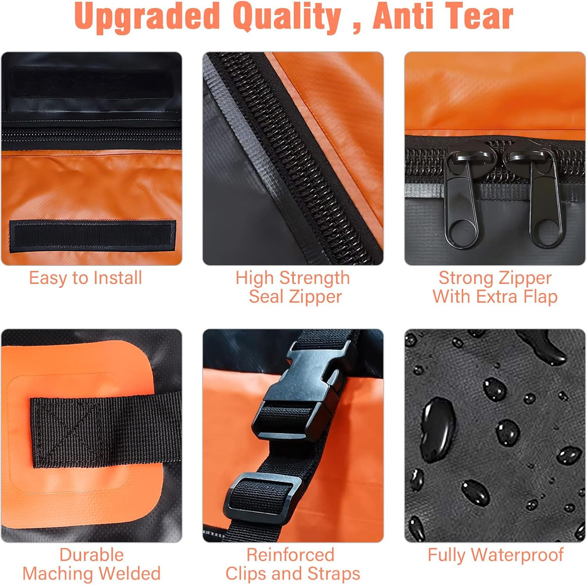 15 Cubic Feet Waterproof Rooftop Cargo Carrier Bag Y81589