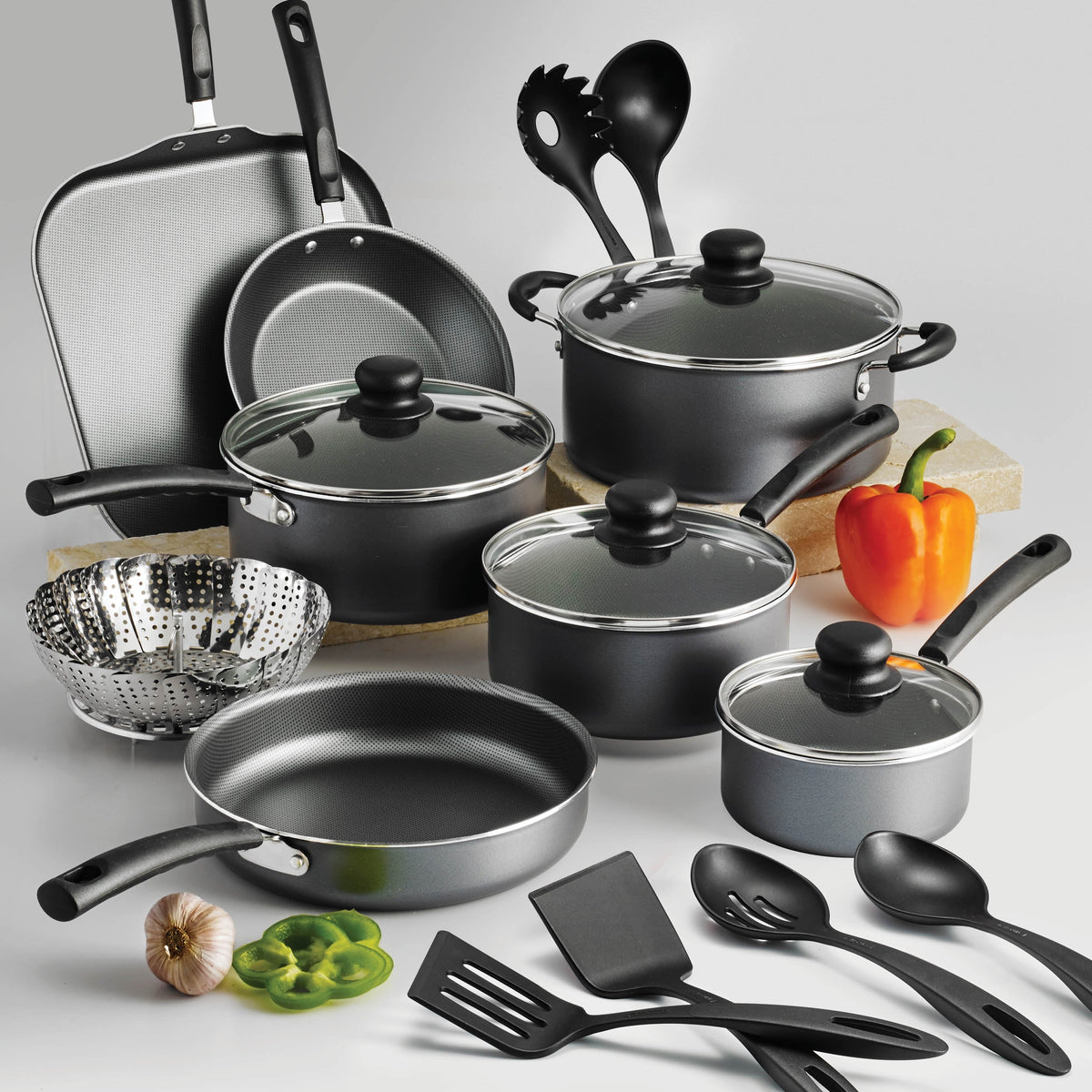 18 Piece Non-stick Cookware Set S291