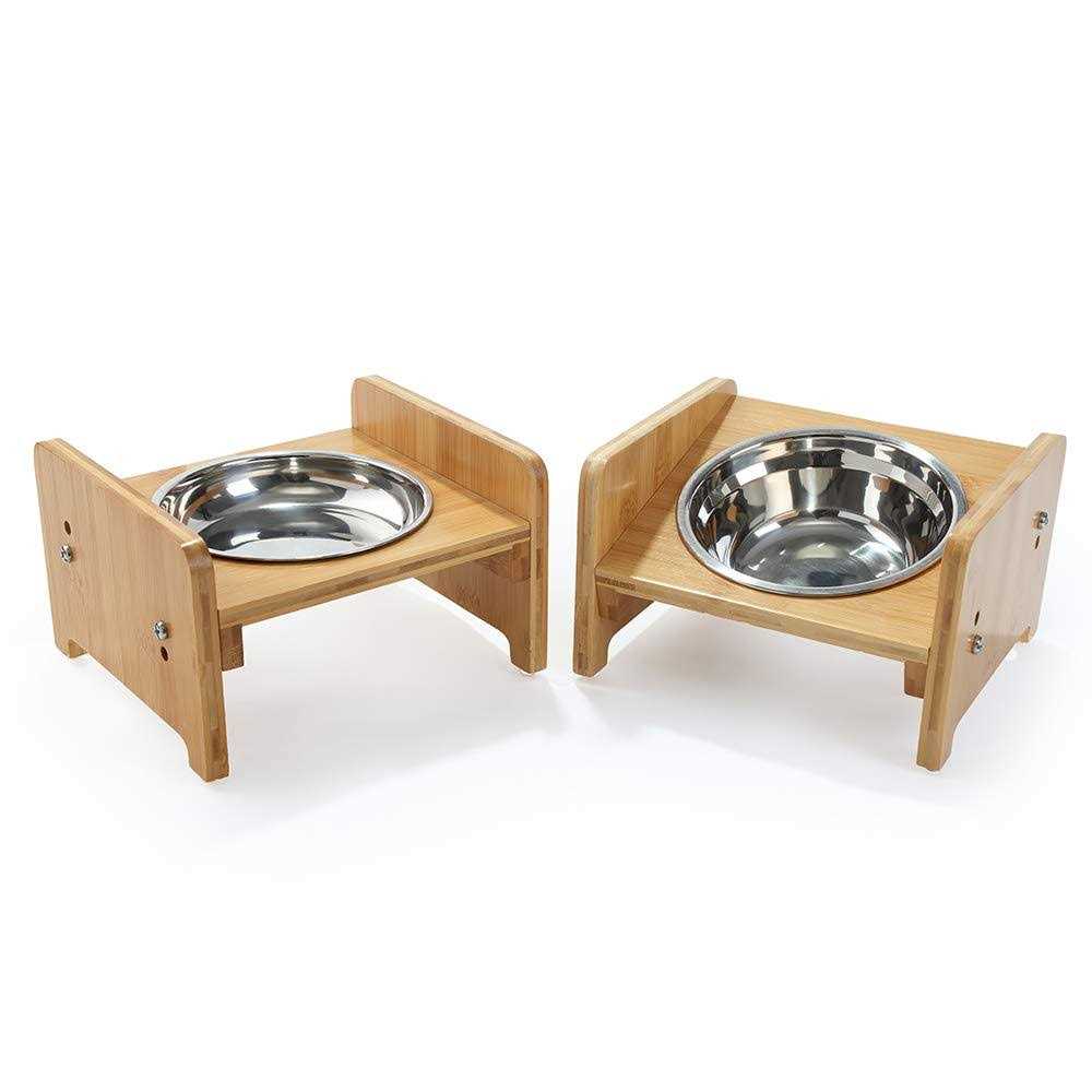 Set of 2 Raised Pet Bowls P734280