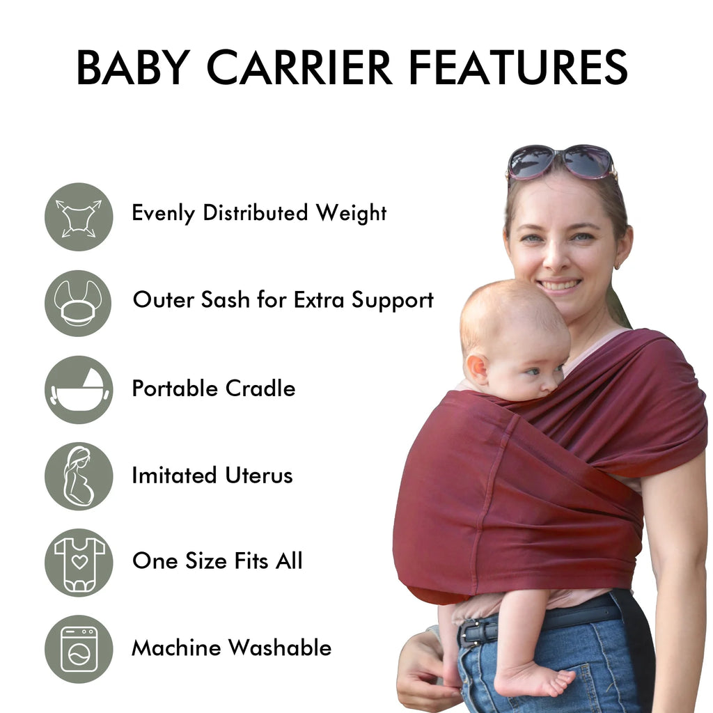 Organic Cotton Adjustable Baby Wrap Carrier G530