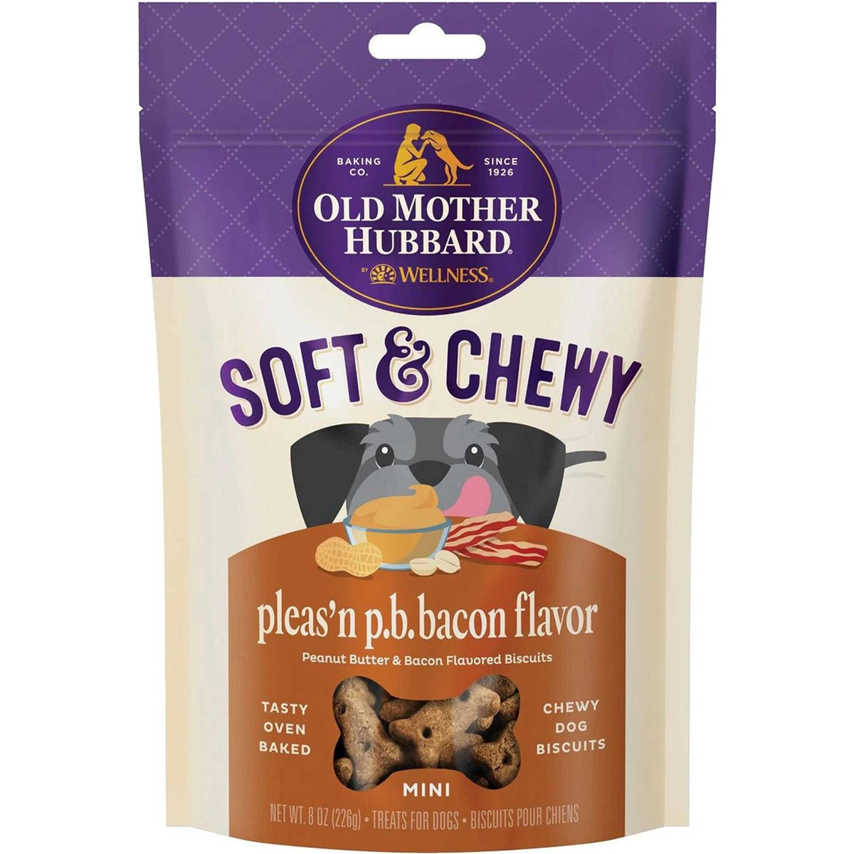 Peanut Butter & Bacon Baked Dog Treats Y4905