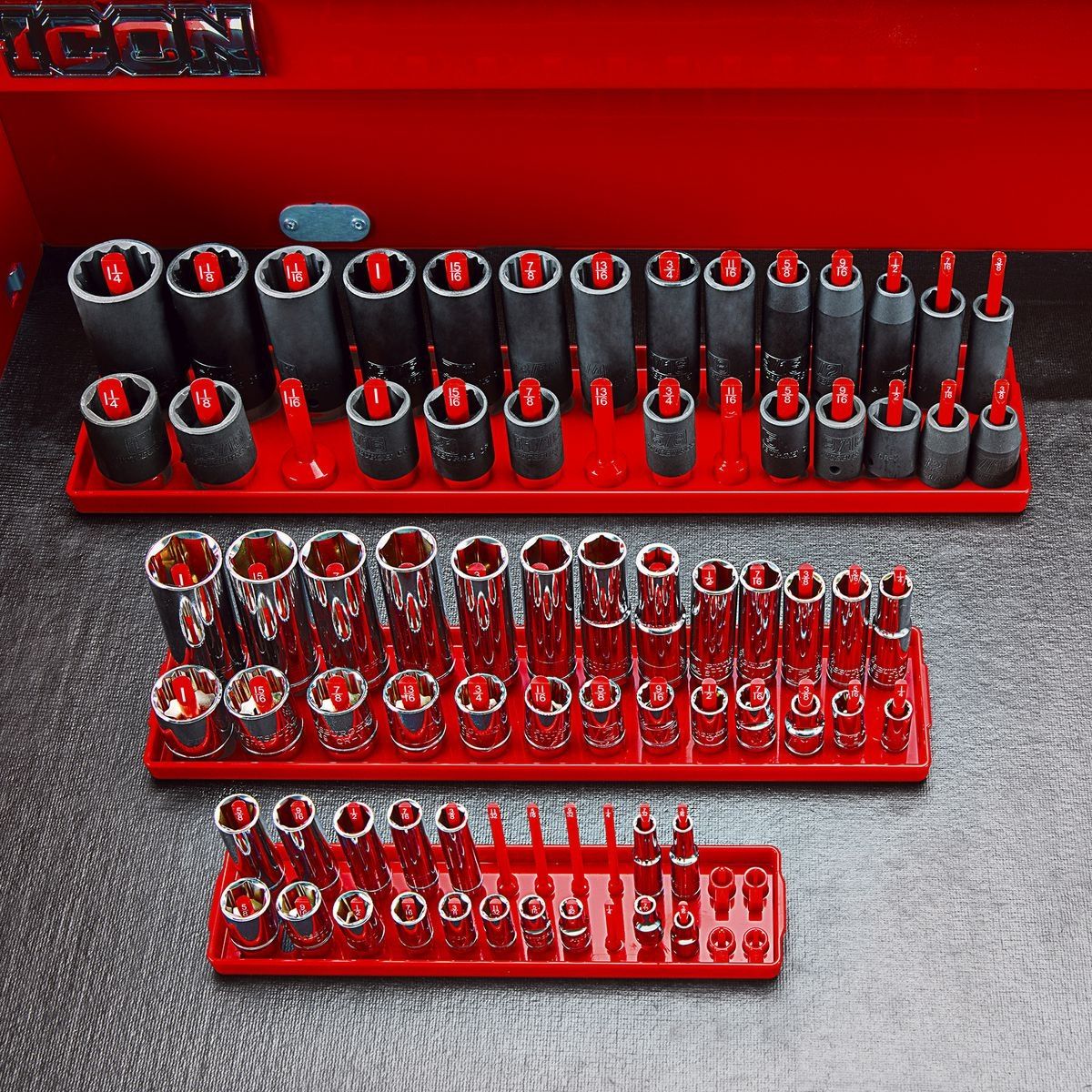 3 Piece Blue Socket Tray H78608