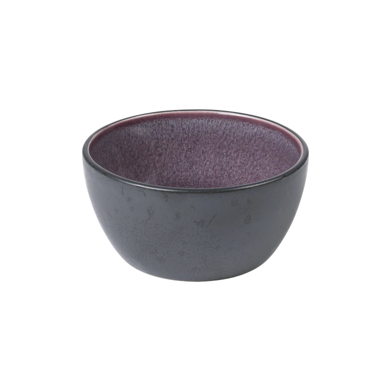 Stoneware Bowl 10 cm Black, Lilac Y9956