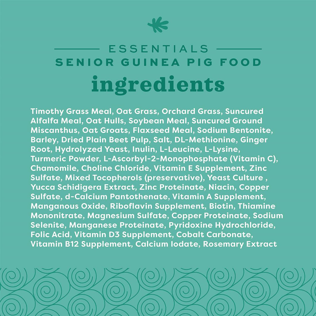 Senior Guinea Pig Food G250123
