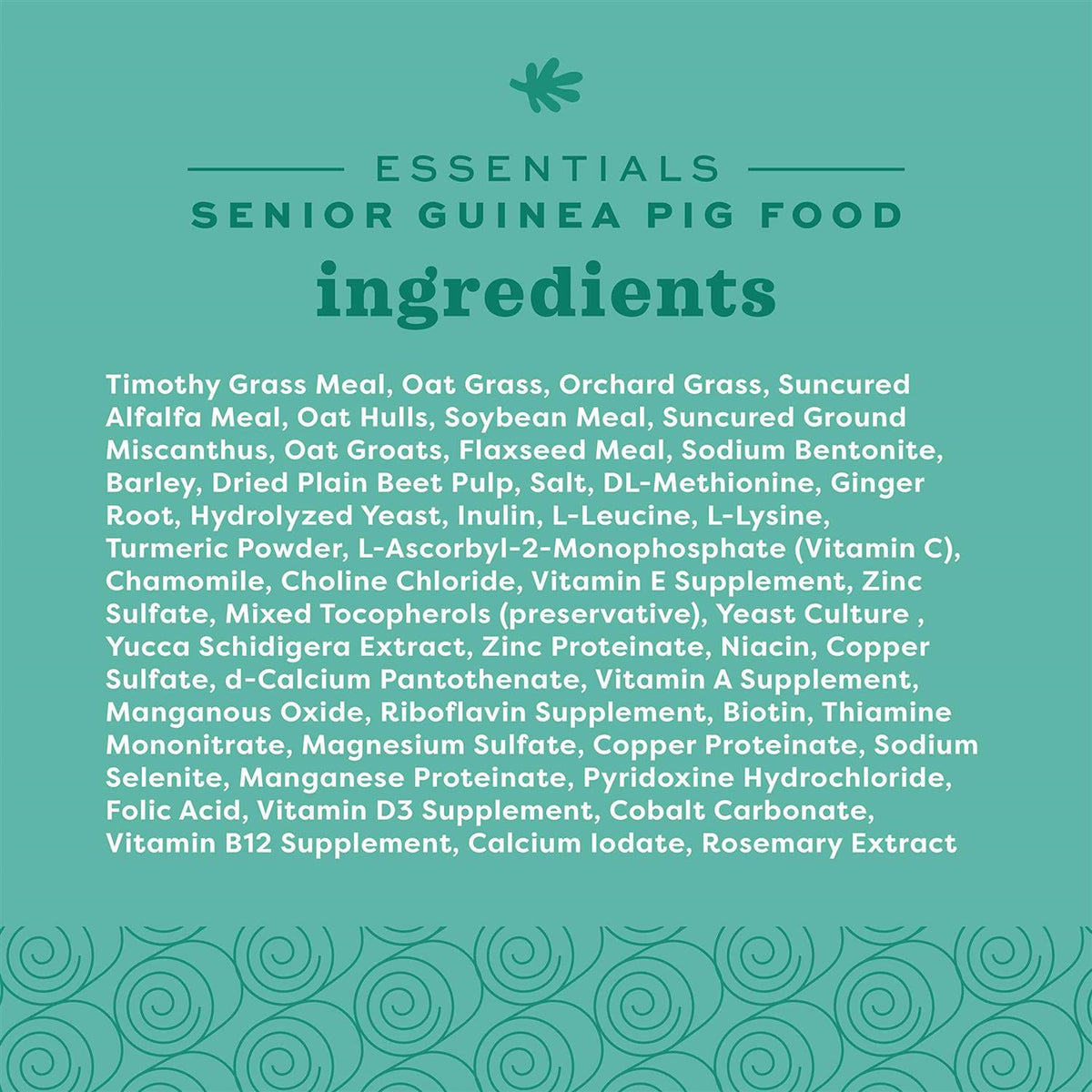 Senior Guinea Pig Food G250123