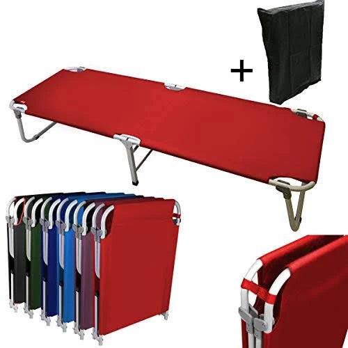 Portable Fold Up Camping Bed Cot with Storage Bag W957