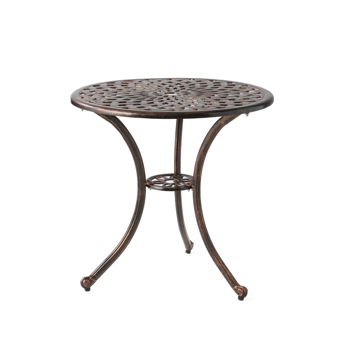 Modern Outdoor Cast Aluminum 3 Piece Bistro Set K580