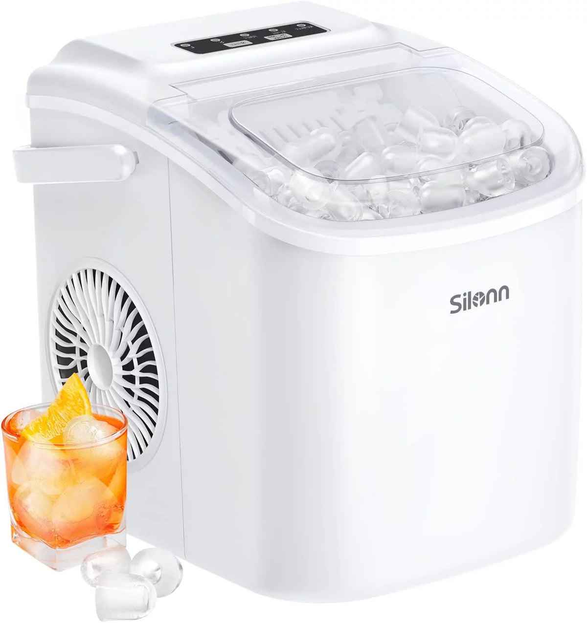 Countertop Ice Maker with Ice Scoop and Basket B5259