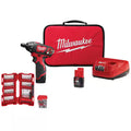 12V Cordless 1/4 in. Hex Screwdriver Kit with 72-Piece Bit Set S273756