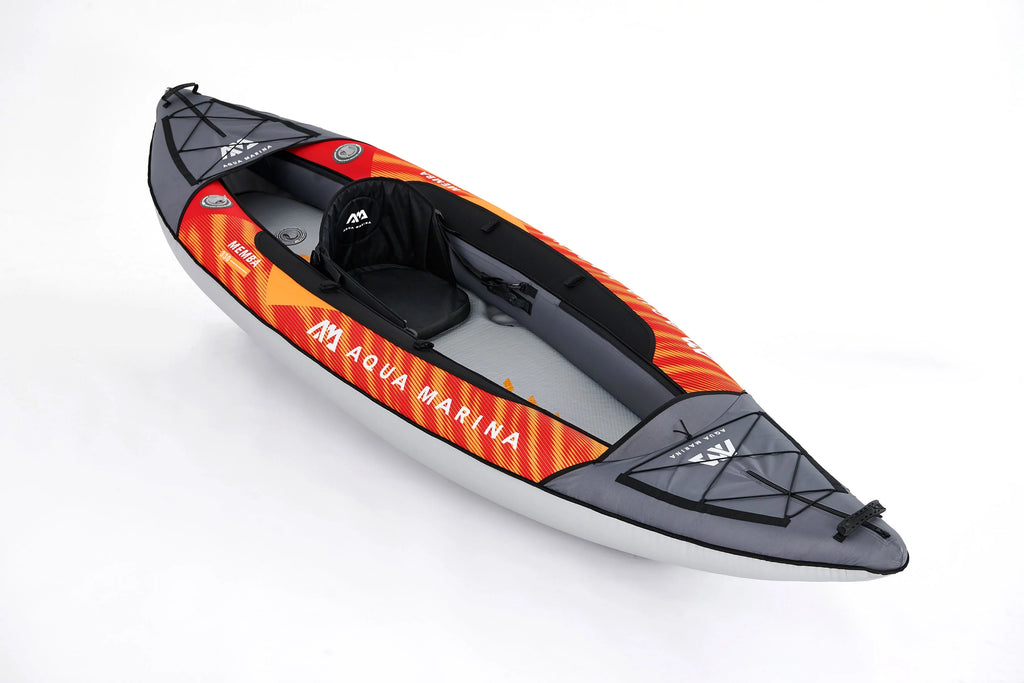 Inflatable Touring Kayak with Carry Bag, Paddle, Fin, Pump V8596