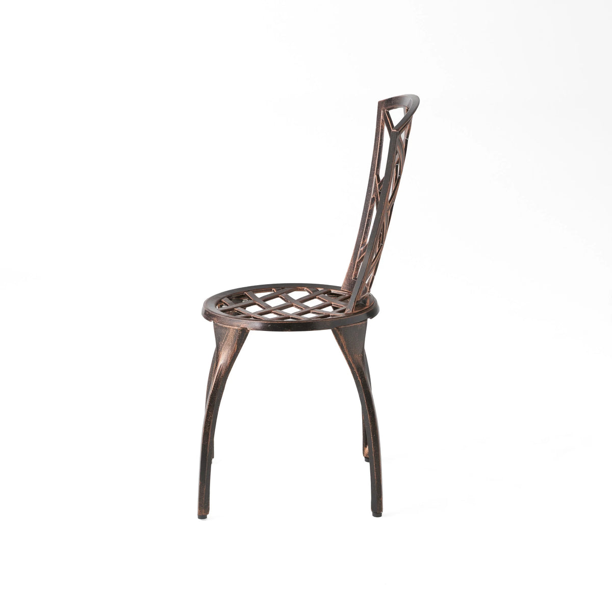 Modern Outdoor Cast Aluminum 3 Piece Bistro Set K580