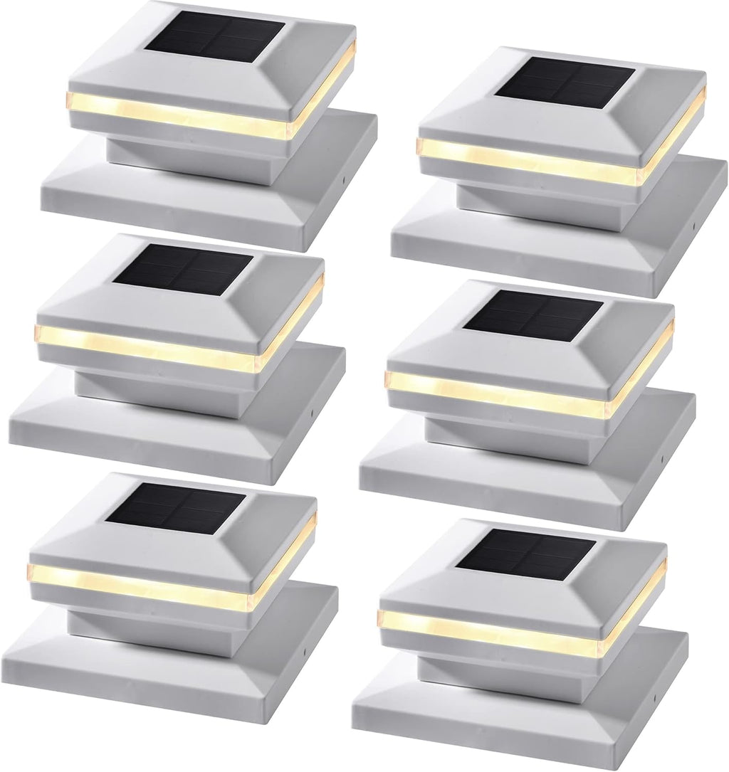 15 Lumen Solar Post Cap Light, 6 Pack A664