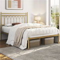 Metal Platform Bed with Headboard G6941