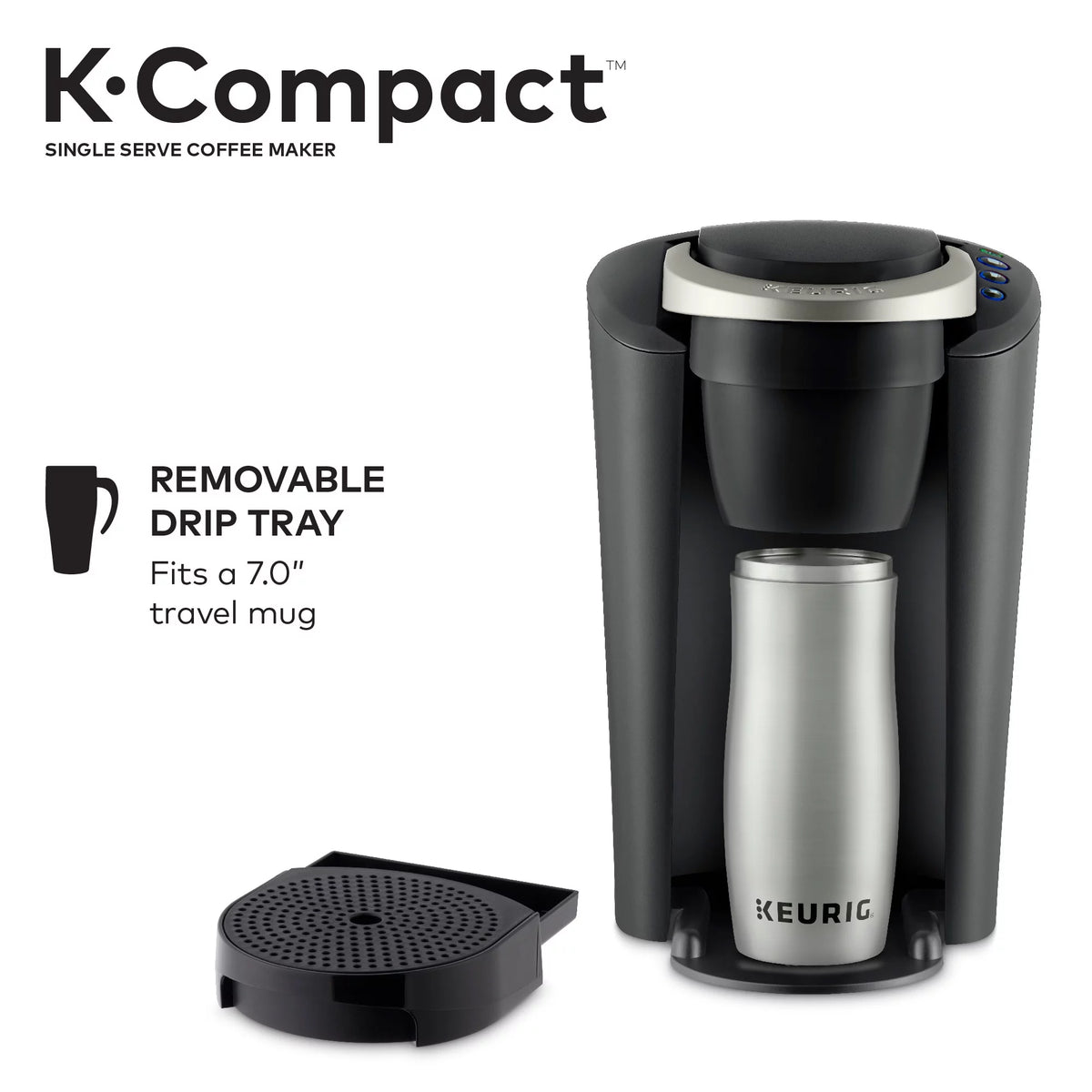 Black Single-Serve K-Cup Pod Coffee Maker G8266