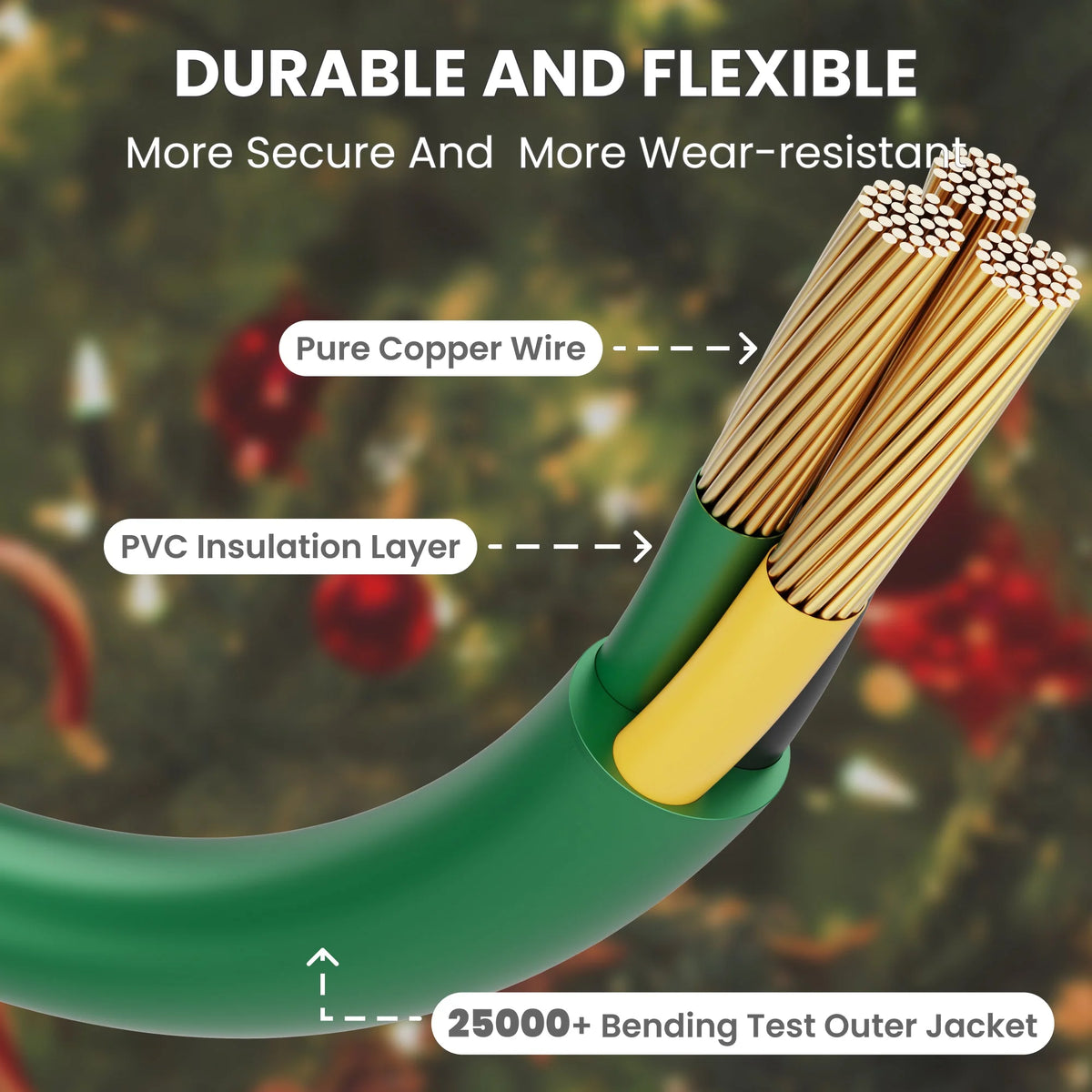 Outdoor Extension Cord 7ft-22ft R1643