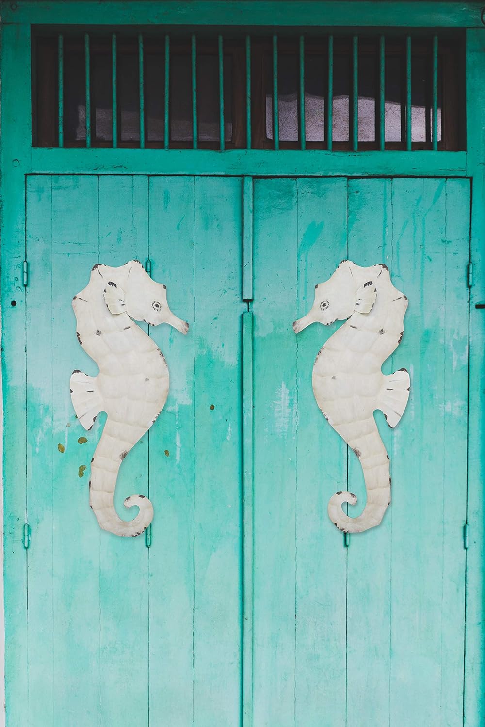 Seahorses Metal Beach Wall Decor T3032