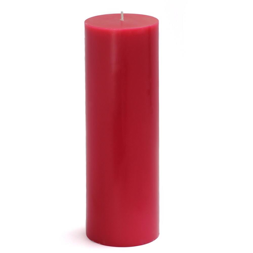 Red 3 x 9 in. Pillar Candles U6998