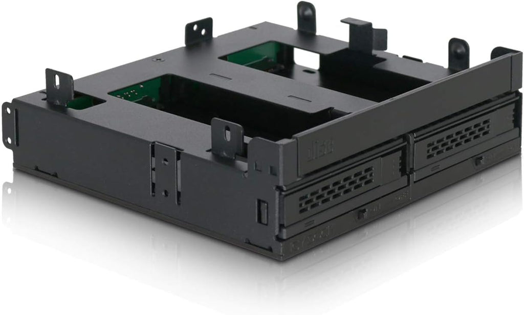 2 x 2.5 SAS/SATA HDD/SSD Mobile Rack + Slim Optical Drive Slot for 5.25 Bay M71040