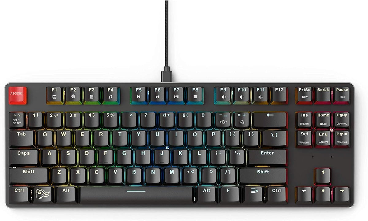 TENKEYLESS 87 Key RGB LED Backlit Mechanical Gaming Keyboard G781085