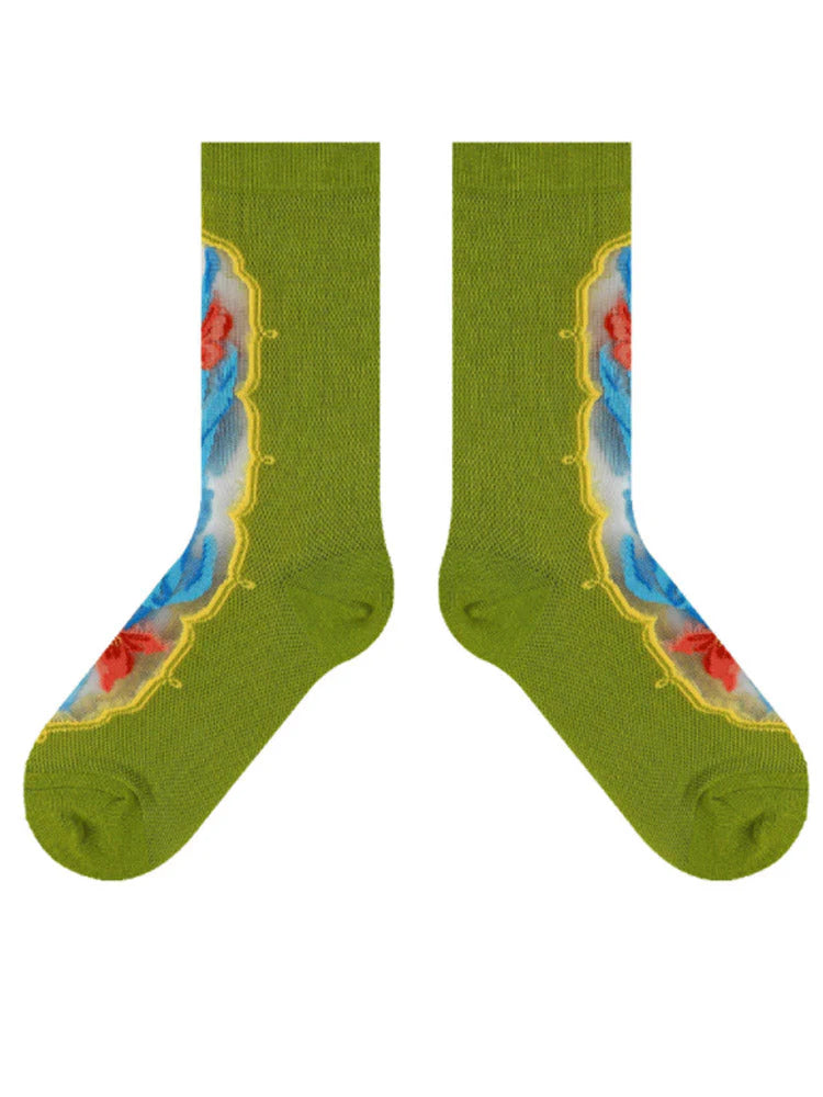Printed Socks B3597